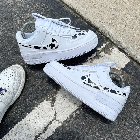 Nike Shoes - Nike Air Force 1 Sage Cow Print